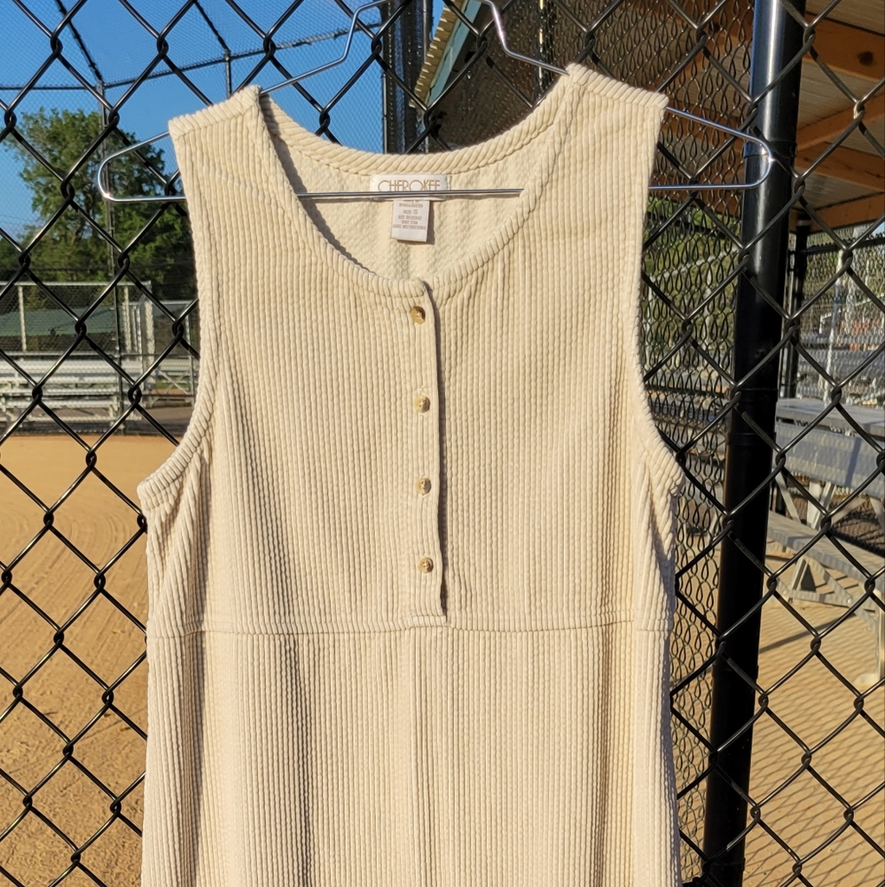 Tan Cherokee Dress with slit on both sides